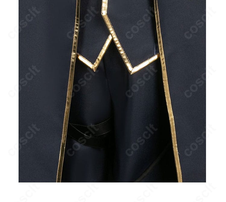 ブルーロック 凪誠士郎 コスプレ衣装の襟元ディテール。シャツとベストの重なり、配色バランスと装飾の仕上げを確認