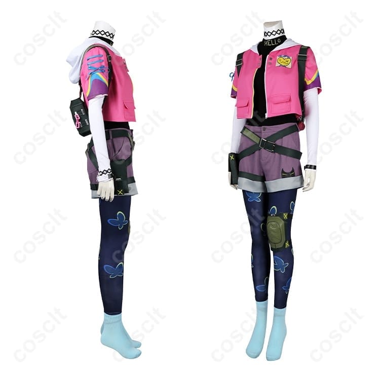 VALORANT クローヴ コスプレ衣装｜タクティカルで動きやすい高再現フルセット - 2枚目の画像