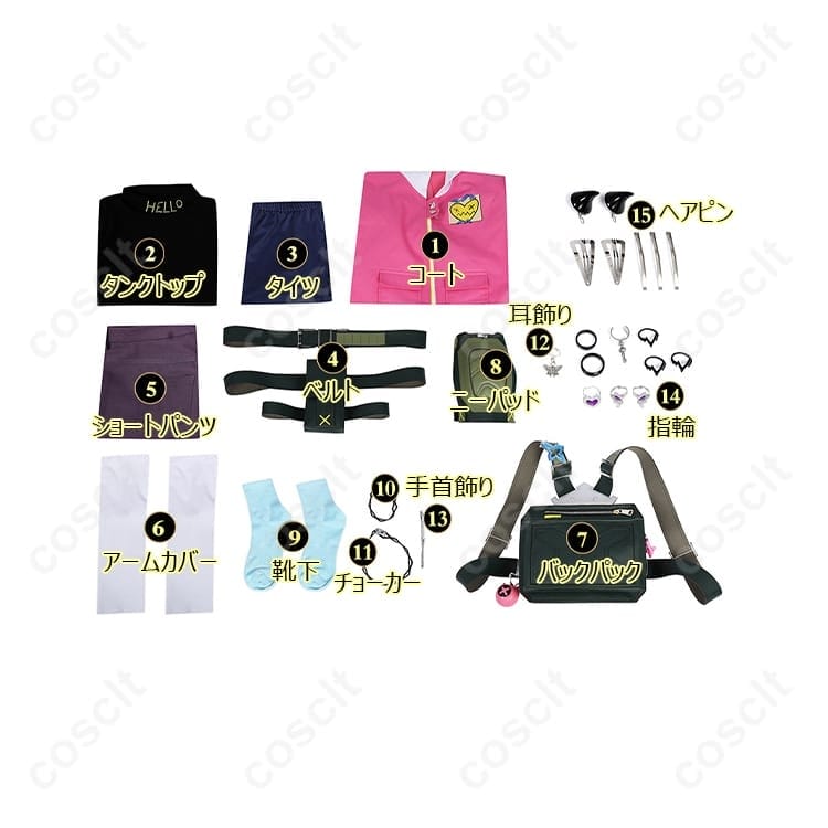 VALORANT クローヴ コスプレ衣装｜タクティカルで動きやすい高再現フルセット - 6枚目の画像