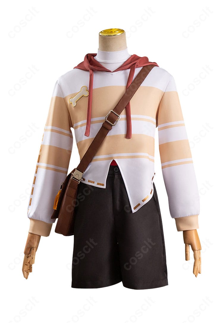 第五人格 ポストマン（ビクター・グランツ）ローソンコラボ衣装の正面全体。配色とロゴ風意匠を高再現で表現。