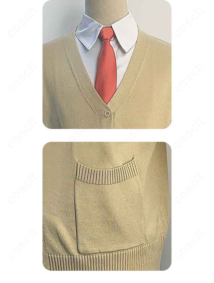 襟とポケットの近接:ラペル角度と胸ポケットの配置で制服らしい端正さを強調