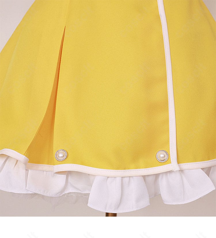 天川薫子 コスプレ衣装 スカート裾の装飾アップ。動きに合わせて映えるヘムライン設計