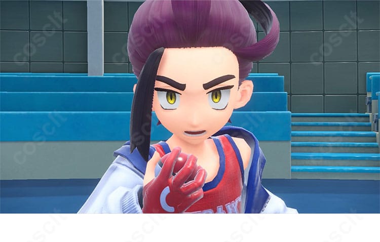 『ポケモンSV 藍の円盤』スグリのキャラクター参考画像と学園制服の全体イメージ