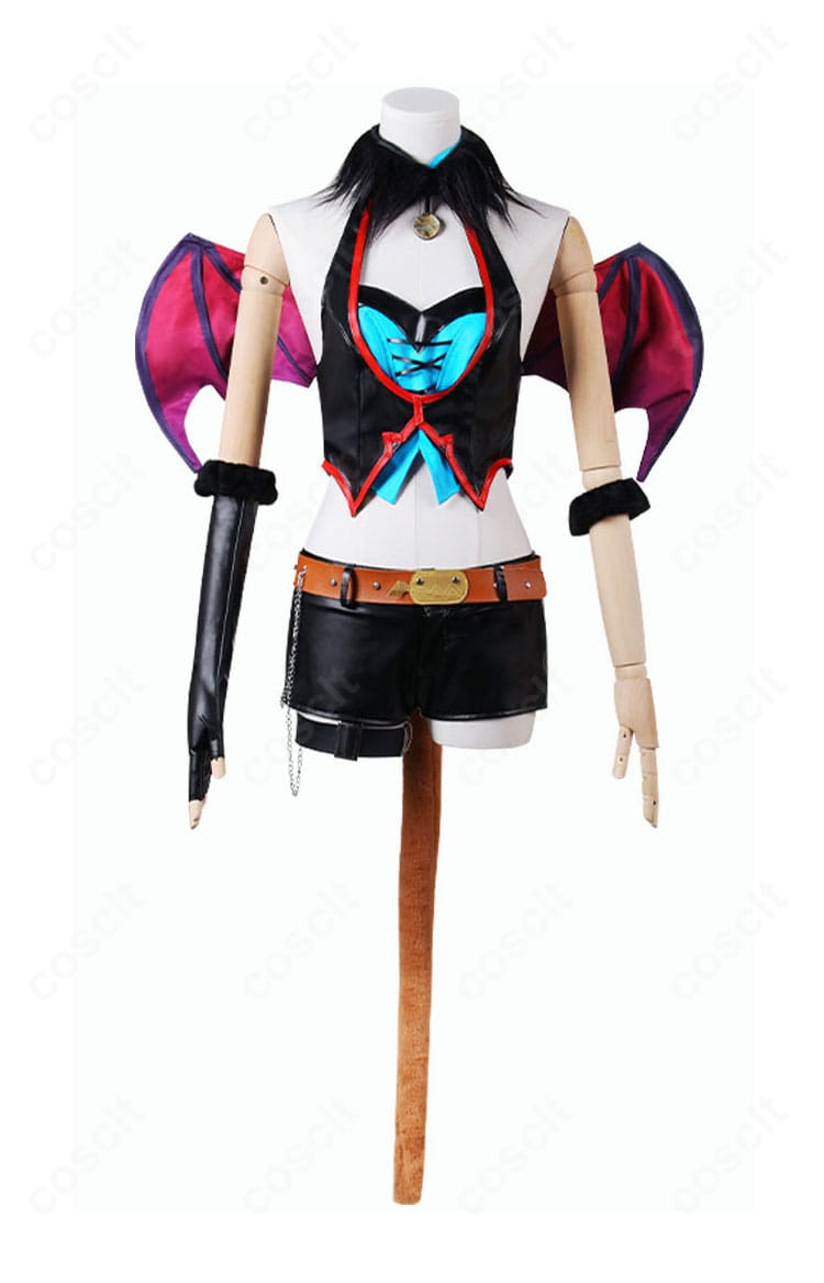 ウマ娘 メジロパーマー 月下の悪魔ちゃん♪ コスプレ衣装の正面全体像