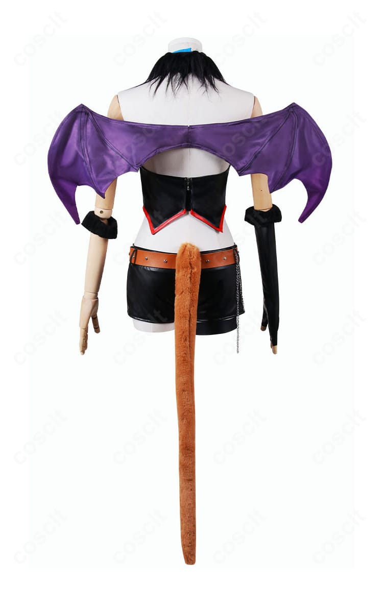 ウマ娘 メジロパーマー 月下の悪魔ちゃん♪ コスプレ衣装の背面全体像