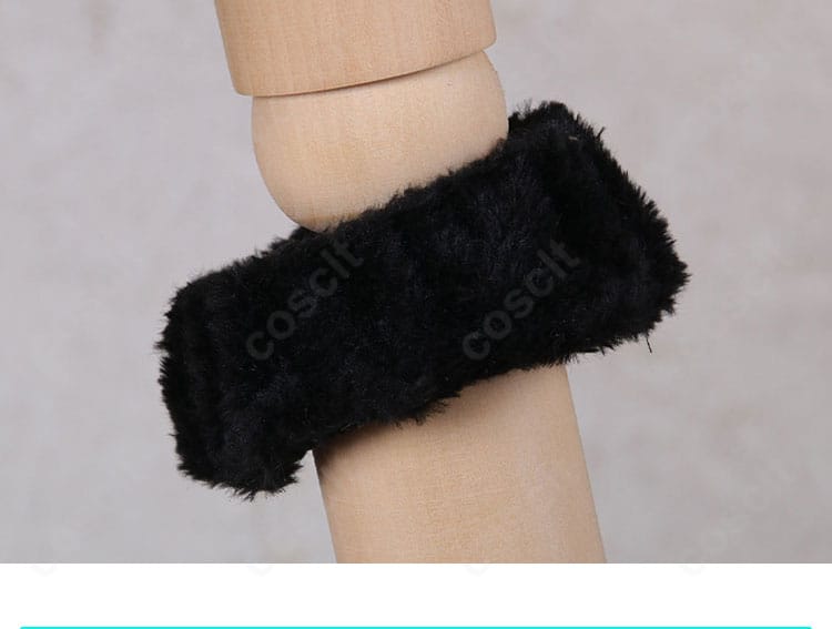 ウマ娘 メジロパーマー コスプレ衣装 腕飾りの造形と配色のアップ