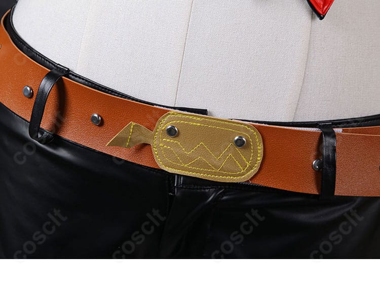 ウマ娘 メジロパーマー コスプレ衣装の腰ベルト周りの装飾アップ