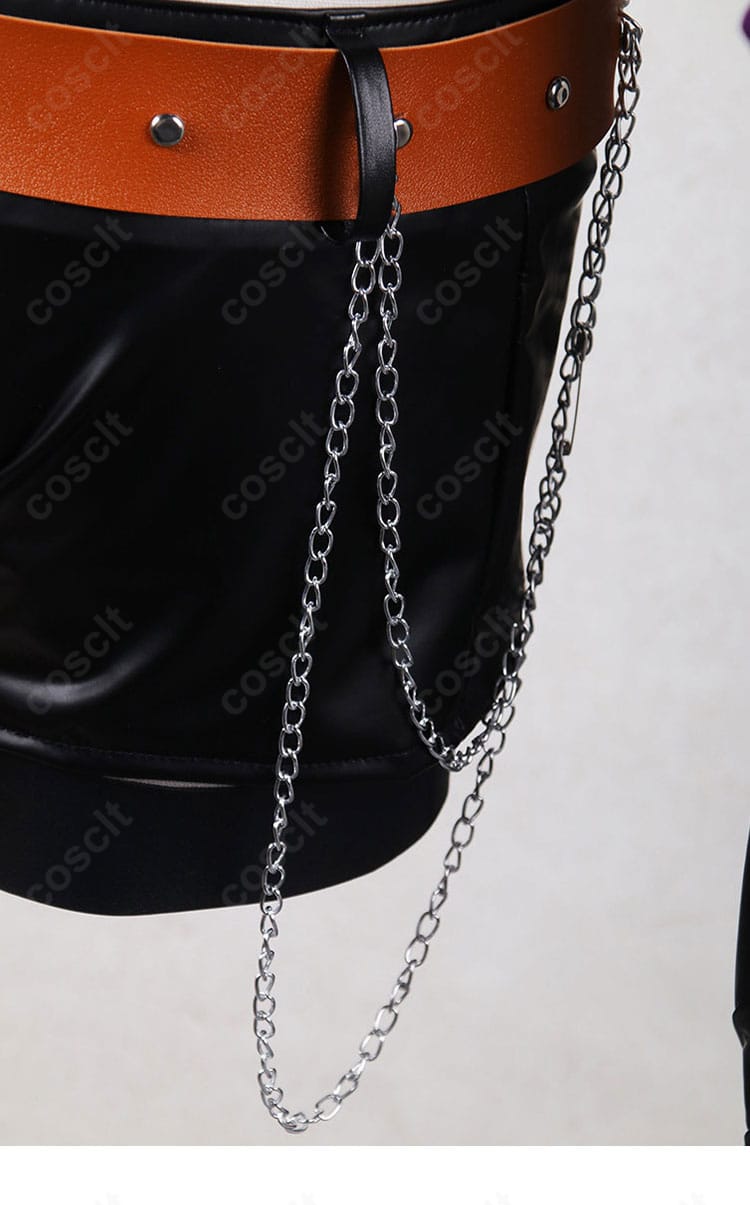 ウマ娘 メジロパーマー コスプレ衣装 ショートパンツ側面のチェーン装飾詳細