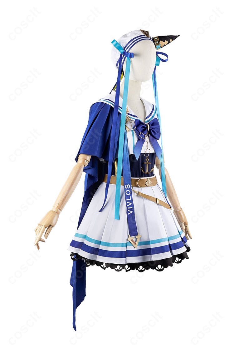 COSCLT ヴィブロス 勝負服 装飾・刺繍詳細|装飾パーツと縫製の仕上がりが分かる近接画像