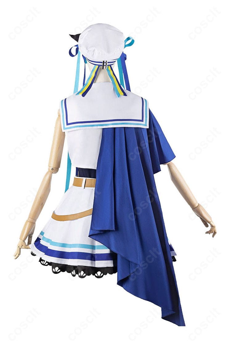 COSCLT ヴィブロス 勝負服 背面ディテール|背面の装飾配置とシルエットが分かるショット