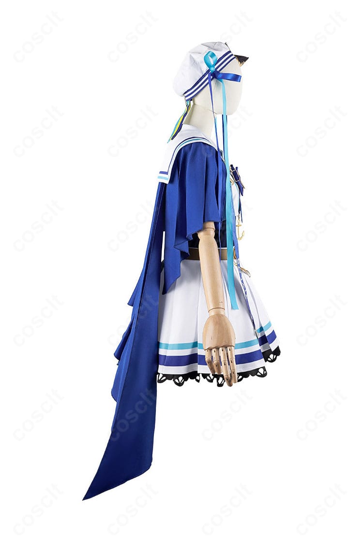 COSCLT ヴィブロス 勝負服 右側クローズアップ|細かな刺繍と意匠を捉えたディテールアップ