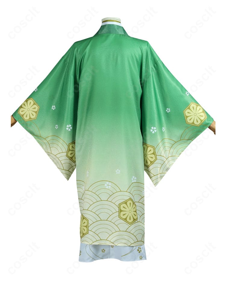 インナー上着の正面・背面ディテール。ステッチと裁ち端の処理がわかります。