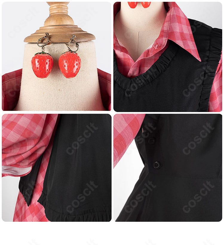 宵崎奏 コスプレ衣装『カトラリー』裾・襟元・カラー装飾のディテール近接