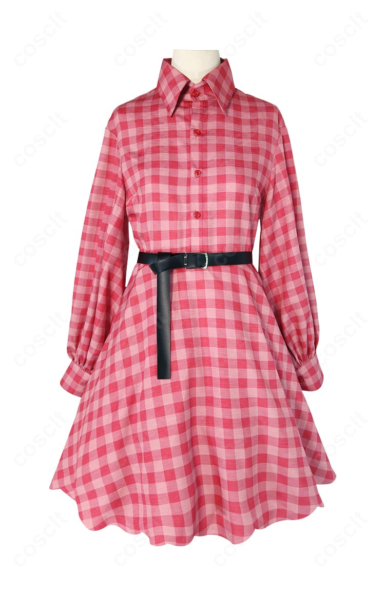 宵崎奏 コスプレ衣装『カトラリー』赤いチェック柄シャツ風インナーの内側ディテール