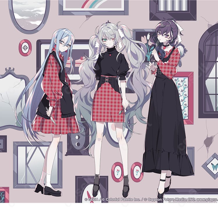 プロジェクトセカイ 宵崎奏『カトラリー』コスプレ衣装のキャラクタービジュアル再現イメージ