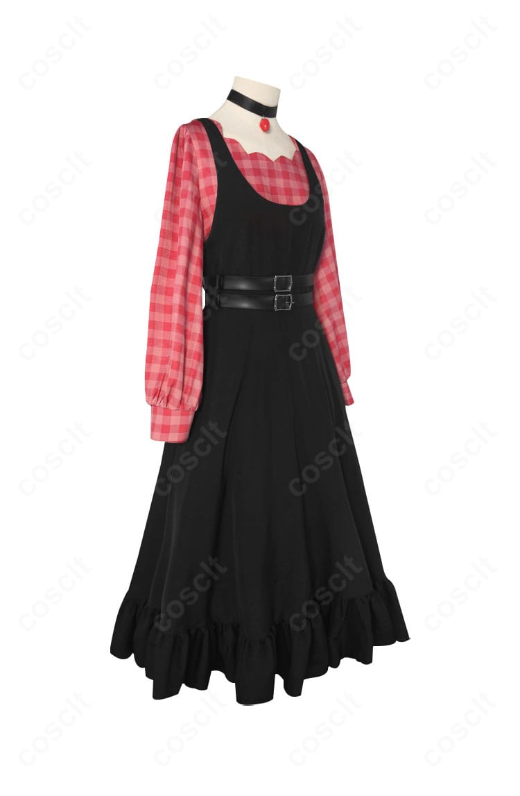 朝比奈まふゆ カトラリー衣装 右側面。流れるラインとスカートのシルエットを確認できます。