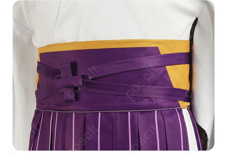 中島敦 寅月ver. 腰封装飾のディテール。結びの形と装飾パーツの配置が分かる画像