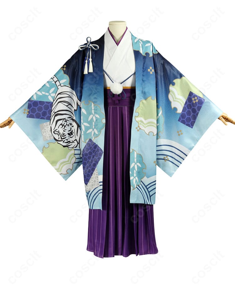 中島敦 寅月ver. コスプレ衣装の正面全体。襟元から腰封、袖口装飾までのバランスが分かる画像