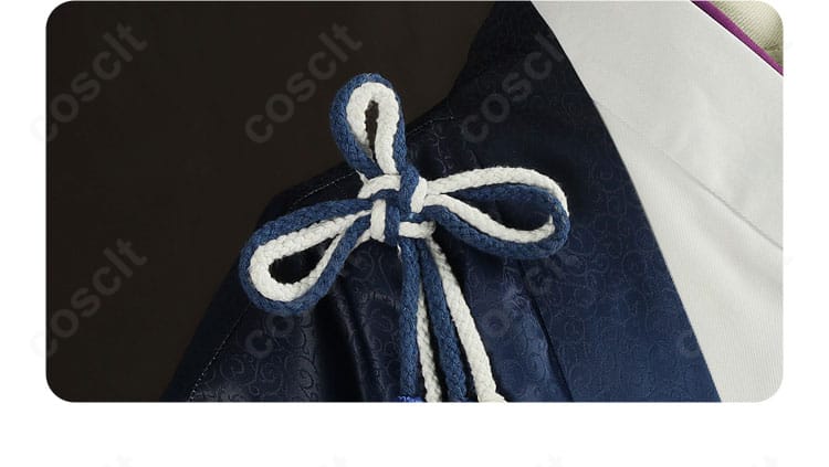 中島敦 寅月ver. 肩袖の装飾。縁取りとパーツ配置、縫製の仕上がりを捉えた近接画像