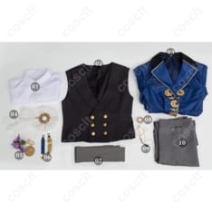 第五人格 隠者（アルヴァ・ロレンツ）遡及「始業式」コスプレ｜刺繍映えのクールシルエットで撮影・イベントに最適 - 6枚目の画像（サムネイル）