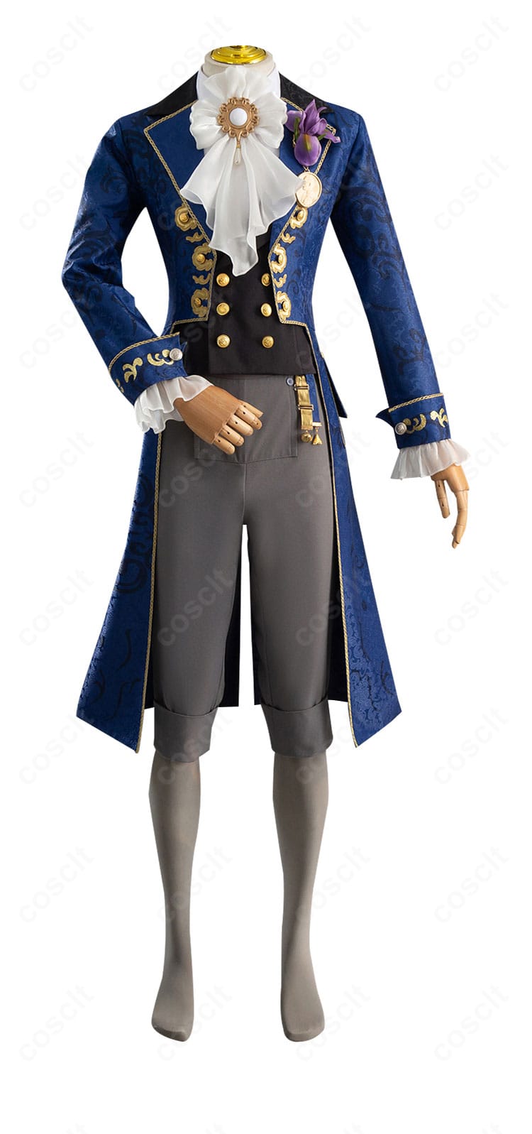 第五人格 隠者（アルヴァ・ロレンツ）コスプレ 正面全身。ロングコートとベストの高再現シルエット