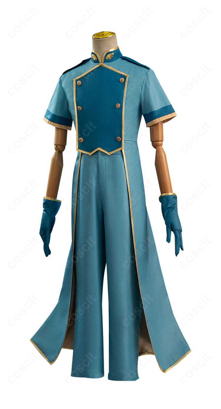 李小狼 コスプレ衣装の側面。袖や裾のライン、装飾の配置が分かる角度