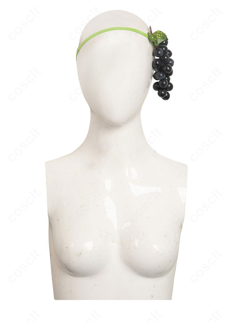 アイリスの葡萄モチーフ髪飾り。コーデのアクセントになる華やかなデザイン。