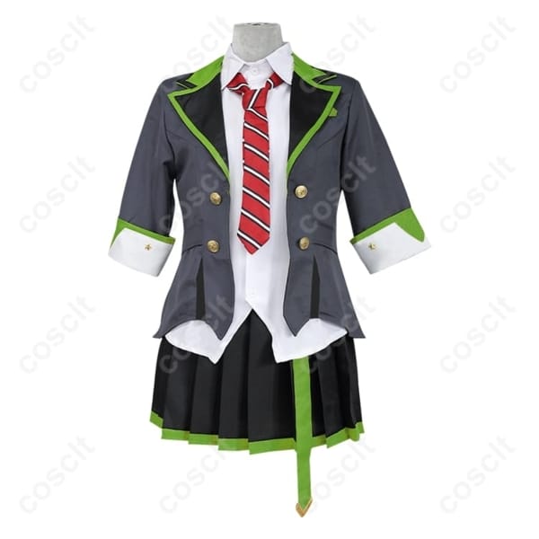 プロジェクトセカイ 日野森志歩 ユニット衣装Leo/need 高再現で着やすい学園制服コスプレ