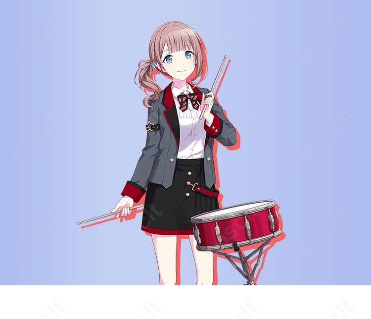 プロセカ 望月穂波(Leo/need)ユニット衣装の参考キャラクター画像。落ち着いた配色と学園風デザインが分かるビジュアル。