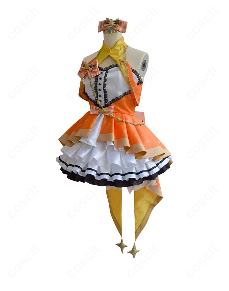 本田未央 ステージオブマジック衣装 側面ディテール|立体装飾とシルエットのライン