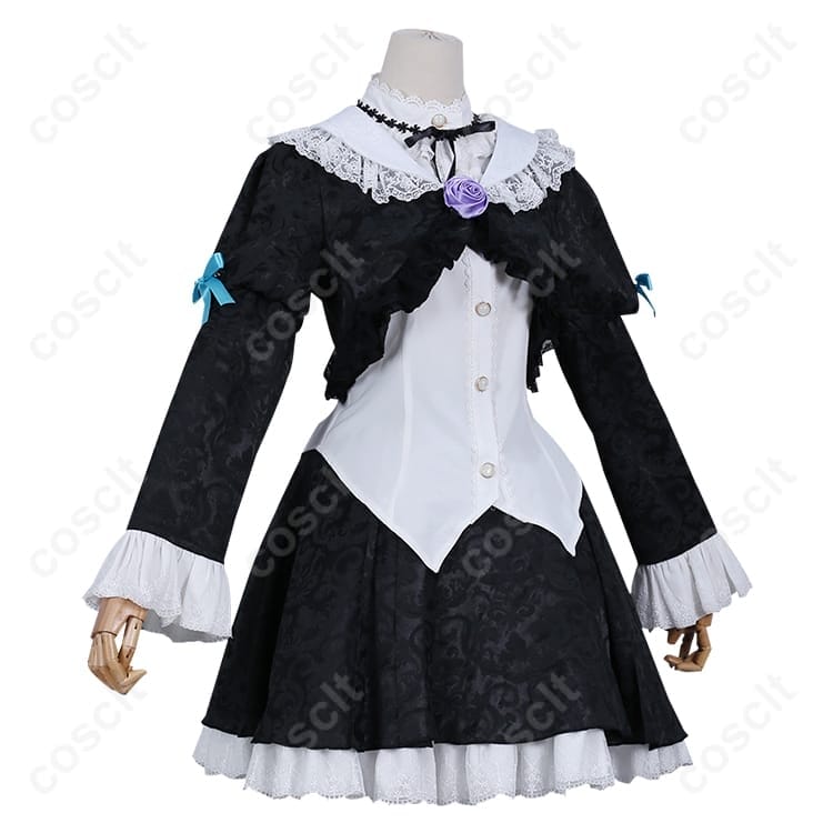 黒猫（五更瑠璃）ゴスロリ衣装｜高再現で快適、イベントと撮影で映える上品シルエット - 2枚目の画像