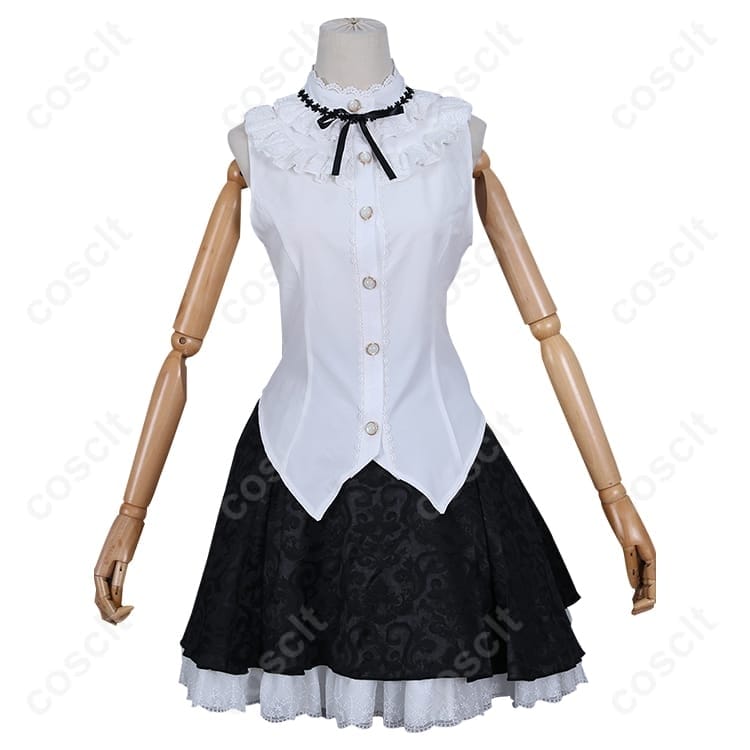 黒猫（五更瑠璃）ゴスロリ衣装｜高再現で快適、イベントと撮影で映える上品シルエット - 5枚目の画像