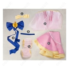 リルぷりっ 雪森りんご プリンセス衣装 高再現。軽量で着脱簡単、イベント・撮影に最適 - 5枚目の画像（サムネイル）