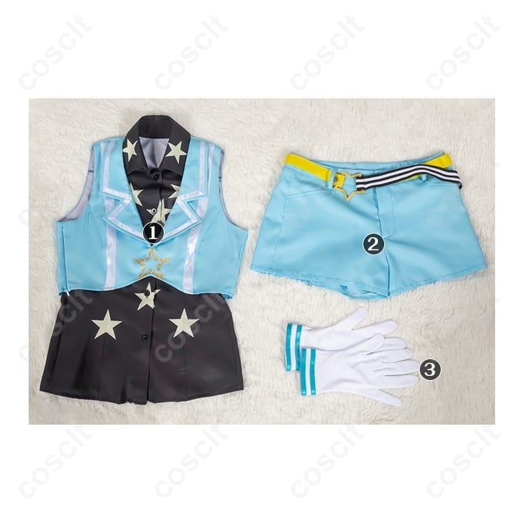 天宮りずむ コスプレ衣装｜爽やかで上品、通気性に優れた再現度重視セット - 5枚目の画像