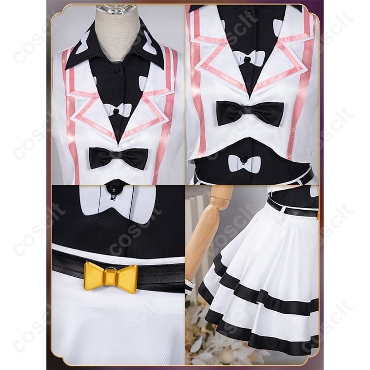 プリティーリズム・オーロラドリーム 高峰みおん ユニット衣装 高再現コスプレ｜軽やかで映える上品ステージ仕様 - 4枚目の画像