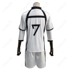 凪誠士郎 白宝高校サッカー部ユニフォーム 高再現で通気性抜群、イベントから撮影まで - 2枚目の画像（サムネイル）