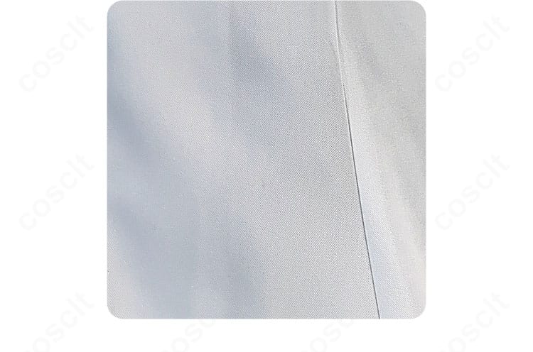 天使衣装に使用した生地の質感。通気性のある織りと適度な厚みで快適。