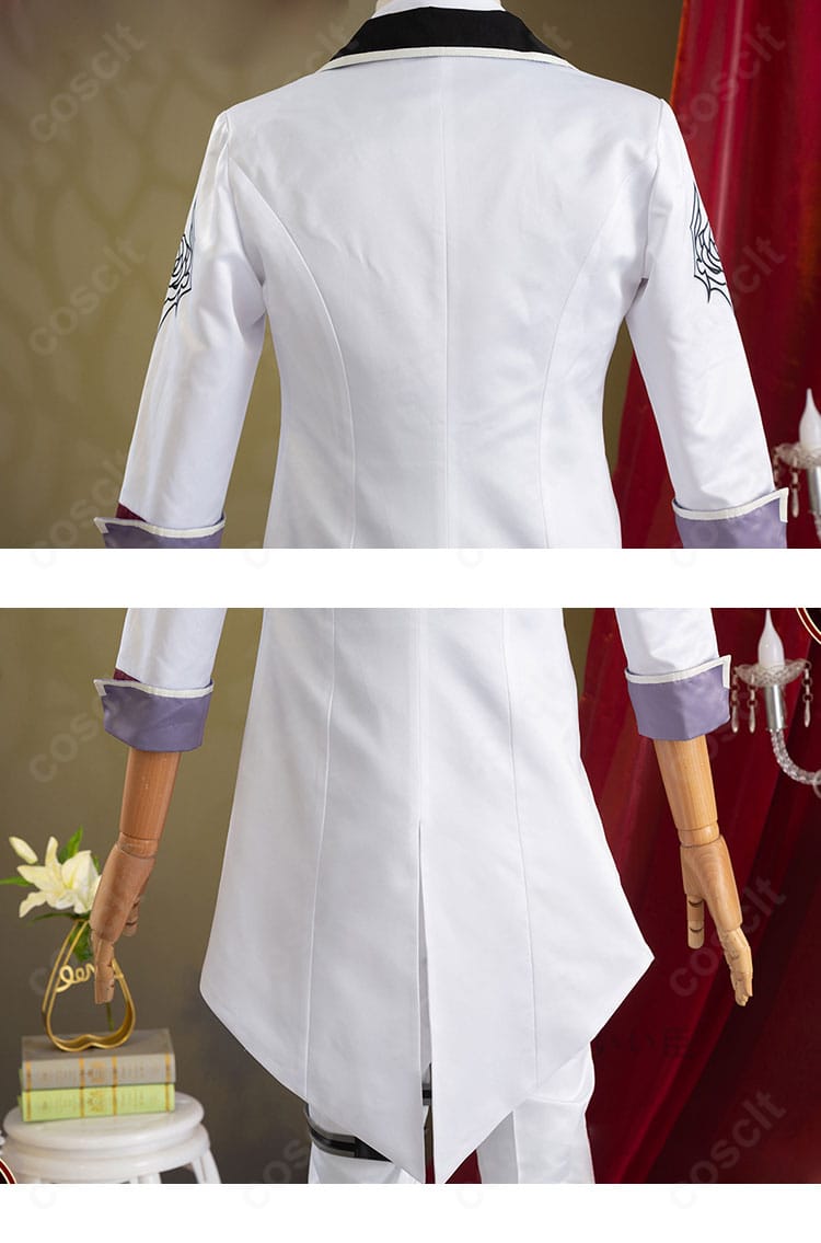 背面パンツとコートの重なり。ヒップ周りのラインと縫製