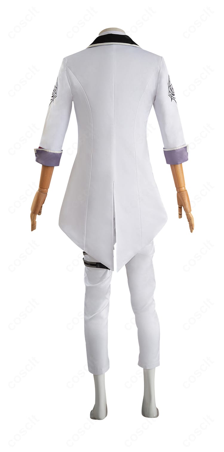 アルジェンティ衣装・背面。コート裾の分量感と背面装飾の配置ディテール