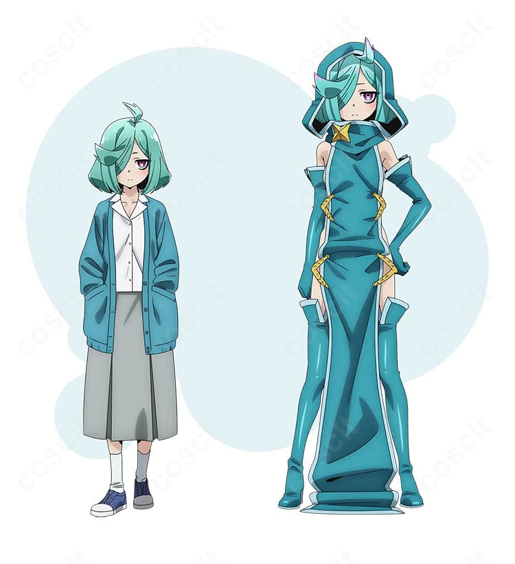 『魔法少女にあこがれて』姉母ネモの変身後コスプレ衣装を全身で表現したキャラクターイメージ