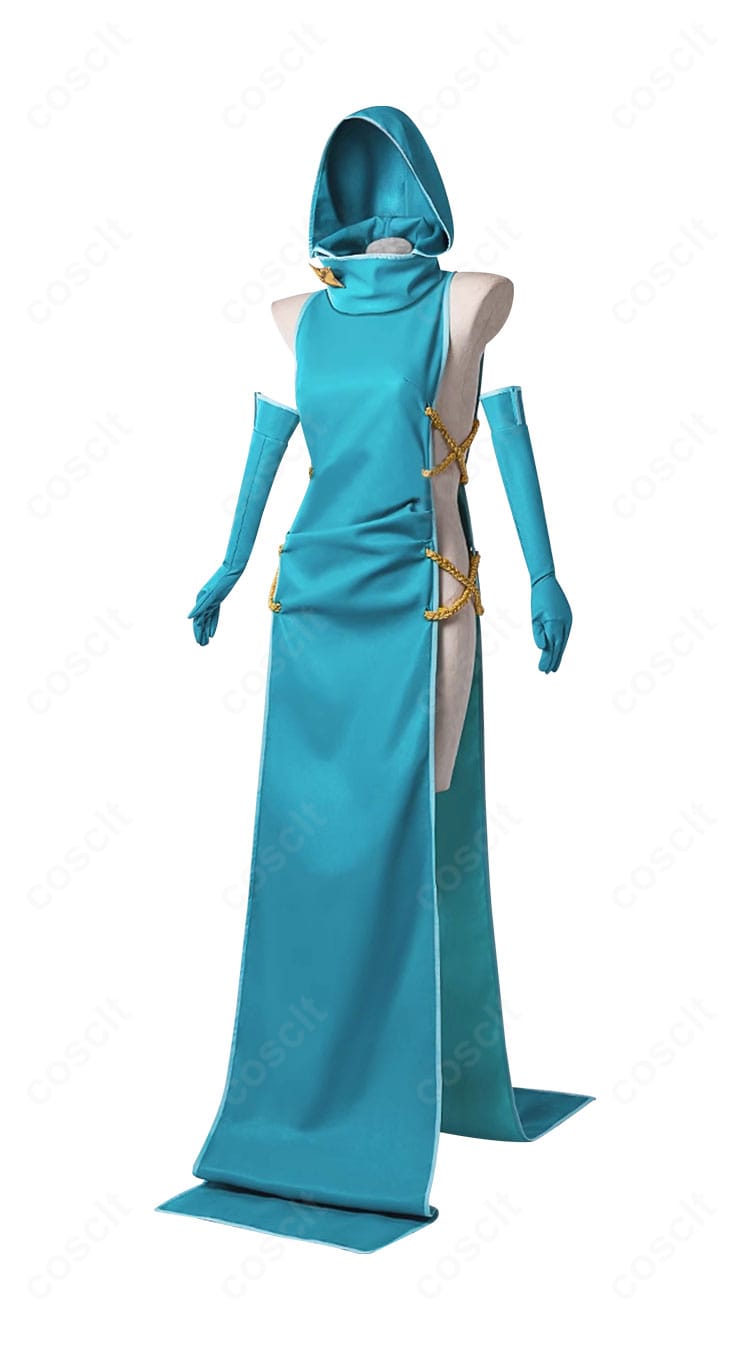 姉母ネモ 変身後衣装の右側面。側面装飾の配置とシルエットラインが分かる画像