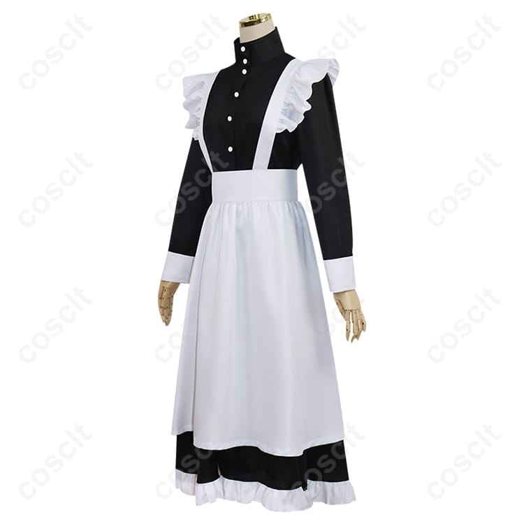 魔都精兵のスレイブ 大川村寧 コスプレ衣装｜上品メイドで高再現、長時間でも快適に映える一着 - 2枚目の画像