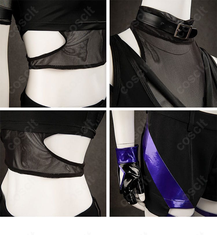 インナー装飾の接写。素材のコントラストと小パーツの配置を確認できるディテール。