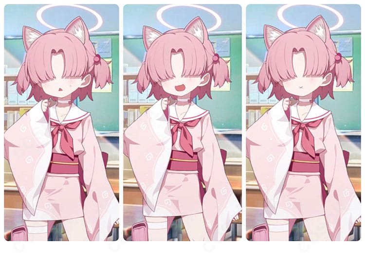 ブルーアーカイブ 百鬼夜行連合学院 クロレラ観察部 制服のコスプレ衣装一式。作品の雰囲気を忠実に再現。