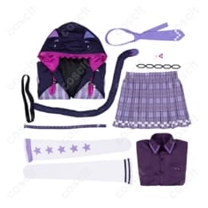 ホロライブ 紫咲シオン 新衣装コスプレ｜高再現で写真映え、着脱ラクでイベント快適 - 8枚目の画像（サムネイル）