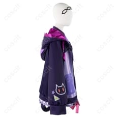 ホロライブ 紫咲シオン 新衣装コスプレ｜高再現で写真映え、着脱ラクでイベント快適 - 4枚目の画像（サムネイル）