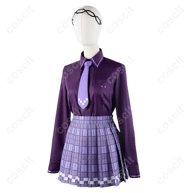 ホロライブ 紫咲シオン 新衣装コスプレ｜高再現で写真映え、着脱ラクでイベント快適 - 6枚目の画像