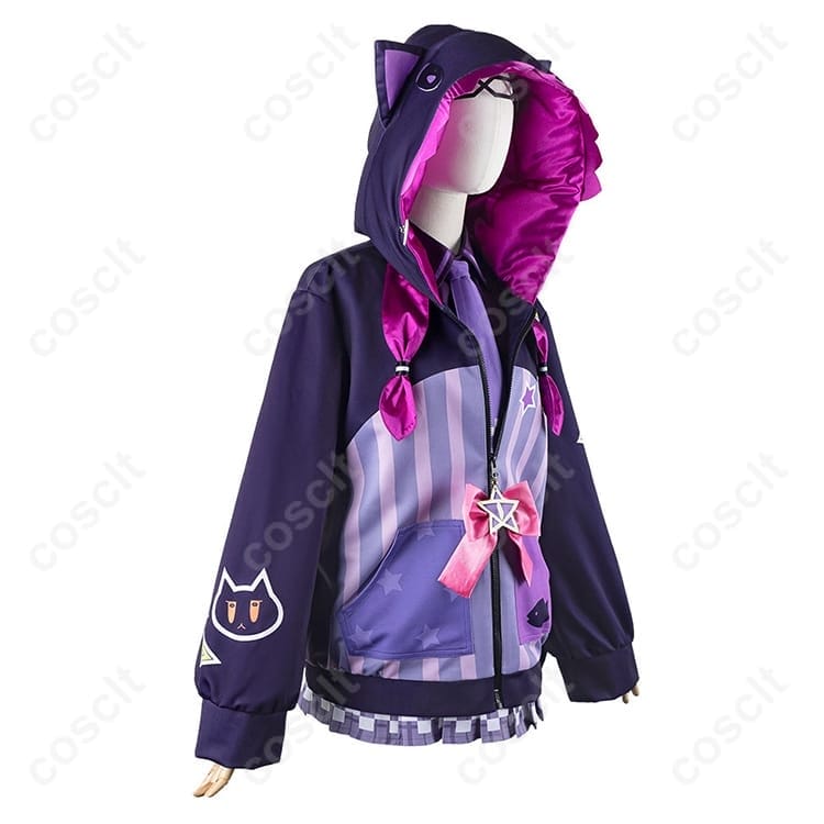 ホロライブ 紫咲シオン 新衣装コスプレ｜高再現で写真映え、着脱ラクでイベント快適 - 2枚目の画像