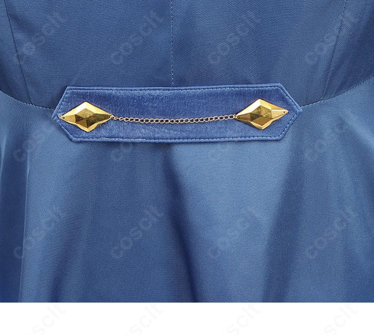 ケイエスミラクル 勝負服の腰部背面装飾ディテール。特徴的な背面意匠を強調