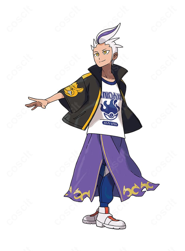 ポケモンSV ゼロの秘宝 カキツバタ公式ビジュアル基準の制服イメージ